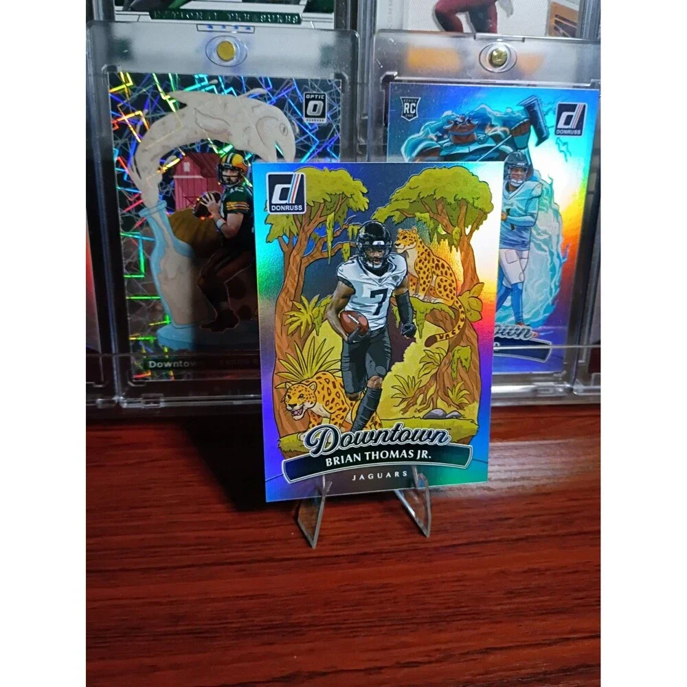 2025 Panini Donruss - Downtown! Brian Thomas Jr. #2 Pack Fresh JAX Jags WR1